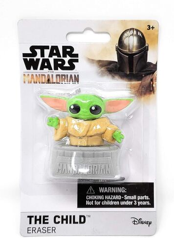 Disney Star Wars Mandalorian The Child Yoda Eraser Figure Figurine in Saudi Arabia