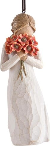 Willow Tree Surrounded by Love Ornament, sculpted hand-painted figure in Saudi Arabia