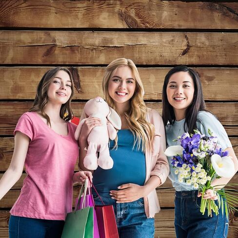 Peryiter Wood Backdrop Wood Wall Background Wooden Rustic Backdrop Durable Polyester Fabric Photography Backdrop Supplies for Party, Wedding Baby Photoshoot (Brown,7 x 5ft) in Saudi Arabia