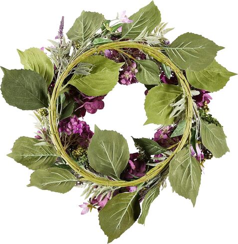 Nearly Natural 24in. Hydrangea Artificial Wreath in Saudi Arabia