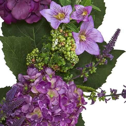 Nearly Natural 24in. Hydrangea Artificial Wreath in Saudi Arabia