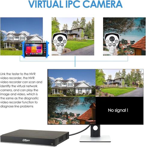 جهاز اختبار كاميرا CCTV من Rsrteng، IPCXS-ACHIMNORTUV، ميزات كاملة، شاشة لمس IPS مقاس 7 بوصة، جهاز اختبار CCTV مع HD-TVI HD-CVI AHD SDI IP، دعم كاميرا DMM OPM VFL TDR، ميزات POE W-I-F-I 4K HDMI in Kuwait