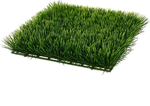 Vickerman Everyday Artificial Grass Mat 11 Inch Square (2 Pack) - UV Resistant Indoor Outdoor Use - Realistic Decoration to Accent Your Design in Saudi Arabia