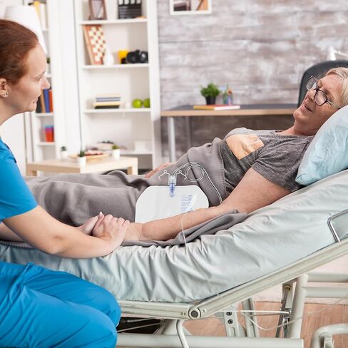 حقيبة تصريف البول من AMZ Medical Supply 2000 مل، 67.6 أونصة، عبوة من 3 أكياس قسطرة بول شفافة للرجال والنساء، أكياس بول PVC للاستعمال مرة واحدة للقسطرة مع أنبوب تصريف 48 بوصة، غرفة مضادة للارتجاع، مشبك in Kuwait