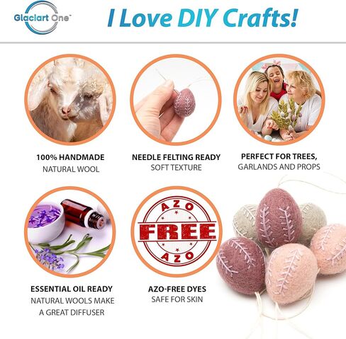 زينة معلقة على شكل أرنب من جلاسيارت وان - 8 قطع | زينة أرنب عيد الفصح تستخدم كديكور معلق على الحائط المنزلي، وزينة عيد الميلاد، وديكور الحفلات، ومستلزمات الفنون والحرف اليدوية | رائعة كهدايا in Kuwait