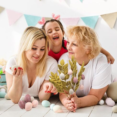 زينة معلقة على شكل أرنب من جلاسيارت وان - 8 قطع | زينة أرنب عيد الفصح تستخدم كديكور معلق على الحائط المنزلي، وزينة عيد الميلاد، وديكور الحفلات، ومستلزمات الفنون والحرف اليدوية | رائعة كهدايا in Kuwait