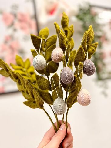 زينة معلقة على شكل أرنب من جلاسيارت وان - 8 قطع | زينة أرنب عيد الفصح تستخدم كديكور معلق على الحائط المنزلي، وزينة عيد الميلاد، وديكور الحفلات، ومستلزمات الفنون والحرف اليدوية | رائعة كهدايا in Kuwait