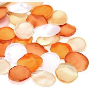 300pcs Silk Rose Petals for Wedding, Artificial Flower Petals Rustic Brown Fake Rose Petals for Fall Wedding Aisle Runner Flower Girl Basket Table Centerpieces