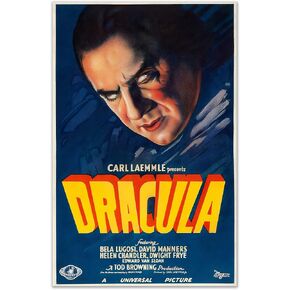 ملصق فيلم دراكولا فينتاج - مجموعة من قطعة واحدة (11 انش × 17 انش) in Kuwait
