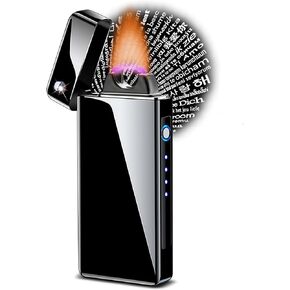 ولاعة كهربائية مقاومة للرياح، ولاعة قابلة لاعادة الشحن بمنفذ USB مع لهب قوس عالي الطاقة، ولاعات قوس مع حجر مشروع رومانسي in Kuwait