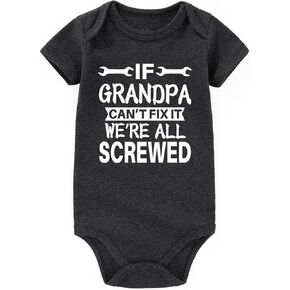BESDEAR i love grandpa baby clothes grandpa to be baby bodysuit grandpa baby announcement gifts