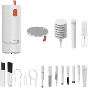 5 in 1 Laptop Keyboard Cleaning Kit, Cell Phone Cleaning Kit, Clean Soft Brush Keyboard Cleaner, Multifunctional Computer Cleaning Tool Kit for Cleaning Headphones, Laptops, Airpods Pro, Camera Lenses