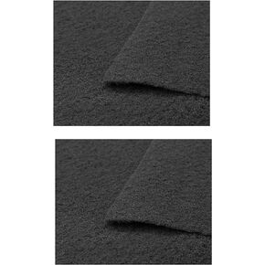 CFS – Pack of 1, Premium Activated Carbon Infused Filter Pad – Cut to Fit for Aquariums and Pond – Fresh and Filtered Air for Indoor, Home Filtration – Charcoal Air Filter Sheet – 18" x 10" – Black