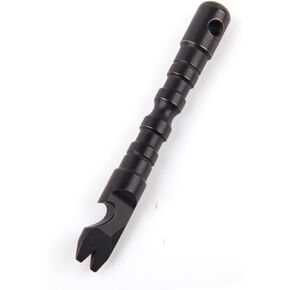 قضيب رفع EDC من سبائك التيتانيوم من Hamans مع مفك براغي فتاحة الزجاجات، أداة متعددة (متعددة الألوان)