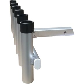 Brocraft Hitch Mount 6 حامل قضيب القطب/حامل قضيب الصيد/حامل قضيب الشاحنة