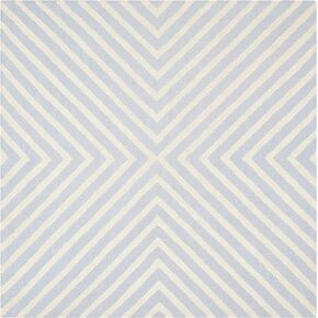 SAFAVIEH Cambridge Collection 5' x 8' Silver / Ivory CAM129D Handmade Moroccan Premium Wool Area Rug in Saudi Arabia