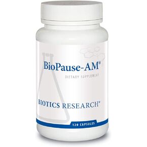 Biotics Research BioPause AM انقطاع الطمث، صحة المرأة، مزيج عشبي لدعم التوازن الهرموني الطبيعي، 120 كبسولة in Kuwait