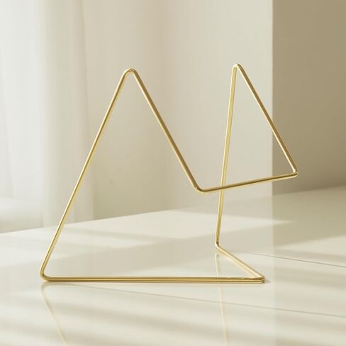 Realme Mirror Stand – Brass-Coated Wire Holder with Grip Stickers for Angle Adjustment, Designed V Non-Reversing Mirror in Kuwait