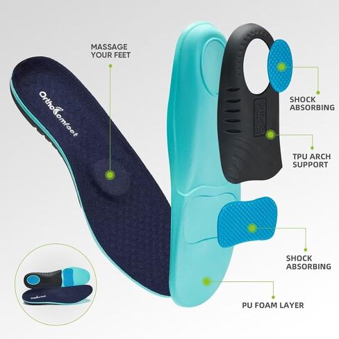 أحذية OrthoComfoot المريحة للرجال بدون كعب وأحذية سهلة الارتداء، التهاب اللفافة الأخمصية، تخفيف آلام القدم والكعب، شباشب كاجوال لتقويم العظام، أحذية المشي على شكل قارب لمرضى السكري in Saudi Arabia