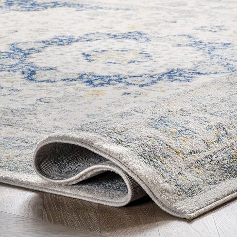 nuLOOM Verona Vintage Persian Area Rug, Oval 7x9, Blue in Saudi Arabia