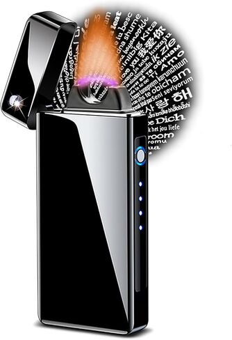 ولاعة كهربائية مقاومة للرياح، ولاعة قابلة لاعادة الشحن بمنفذ USB مع لهب قوس عالي الطاقة، ولاعات قوس مع حجر مشروع رومانسي in Kuwait