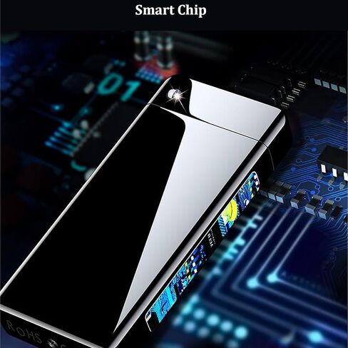 ولاعة كهربائية مقاومة للرياح، ولاعة قابلة لاعادة الشحن بمنفذ USB مع لهب قوس عالي الطاقة، ولاعات قوس مع حجر مشروع رومانسي in Kuwait