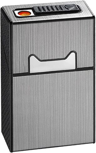 في او في سي اي جي حافظة سجائر مع ولاعة لفائف التنجستن مقاومة للماء، هدية للرجال والنساء in Kuwait