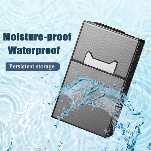 في او في سي اي جي حافظة سجائر مع ولاعة لفائف التنجستن مقاومة للماء، هدية للرجال والنساء in Kuwait