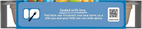 Gerber Mealtime for Toddler Macaroni & Cheese with Side of Seasoned Peas & Carrots, Made with Real Cheddar Cheese & Farm Grown Veggies, 6.6 OZ (Pack of 4) in Saudi Arabia