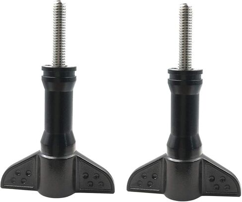 في جيشن برغي ابهام من الستانلس ستيل 316 لكاميرا جوبرو هيرو 11/10/9/8/ هيرو 7/ هيرو 6/ هيرو 5/ هيرو 4 (عبوة من قطعتين) in Kuwait