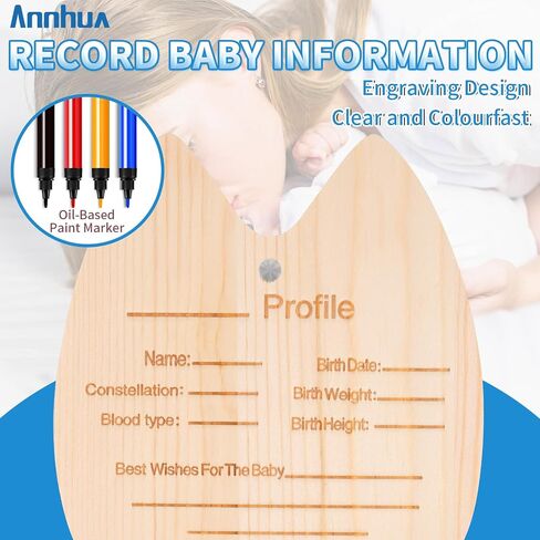 Annhua Tooth Fairy Box Baby Tooth Box for Girls, Tooth Holders for Kids Keepsake Umbilical Cord Keepsake Box - Storing 20 Shed Milk Teeth, Fetal Hair and Recording Baby Information in Saudi Arabia