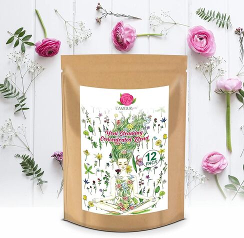 (12 قطعة) مزيج عشبي مركز من يوني ستيم مع 48 عشب مختلف، 12 بخار للبخار على شكل حرف V، من لامور يس! in Kuwait