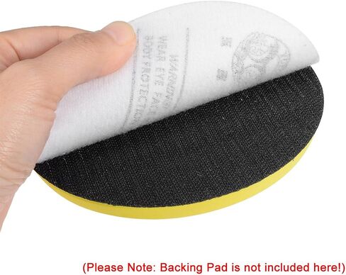 uxcell 10Pcs 5 Inch Hook and Loop Sanding Disc 80 Grits Flocking Sandpaper for Random Orbit Sander in Saudi Arabia