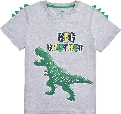 تيشيرت مطبوع عليه ديناصور الأخ الأكبر للأخوة والأخوة للأطفال الصغار in Kuwait