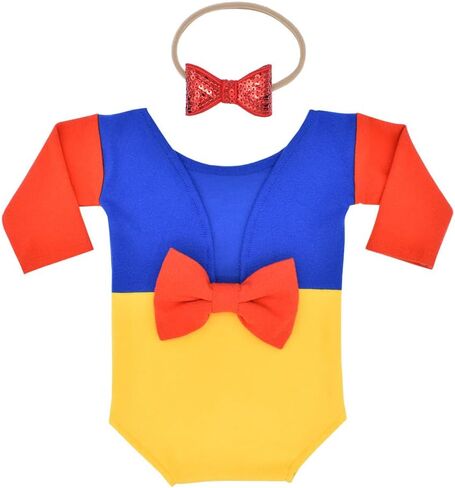 Newborn Romper Photography Outfits Girl Photo Shoot Princess Costume Romper with Hairband Set Baby Photoshoot Girl Props in Kuwait