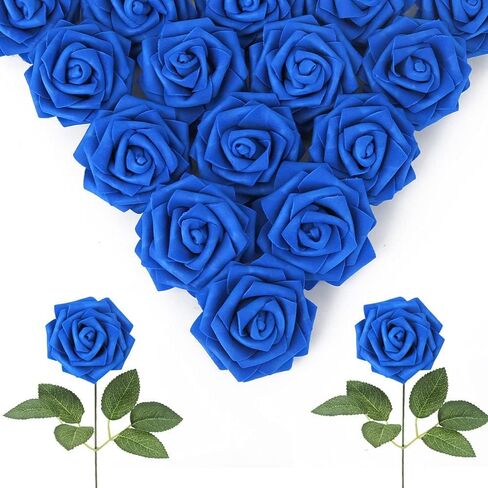 IPOPU Black Glitter Flowers Glitter Roses 3.15 in Stemless Foam Roses with Glitter, 30 PCS Foam Flowers Bulk Glitter Flowers for DIY Wedding Bridal Bouquet Home Party Decoration(Black Glitter) in Saudi Arabia