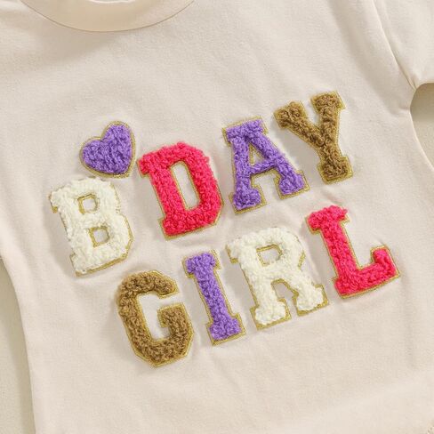 Kayotuas Half/1st Birthday Outfit Baby Boy Girl Birthday Bubble Romper Cute Embroidered Tshirt Bodysuit Short Sleeve Jumpsuit in Saudi Arabia