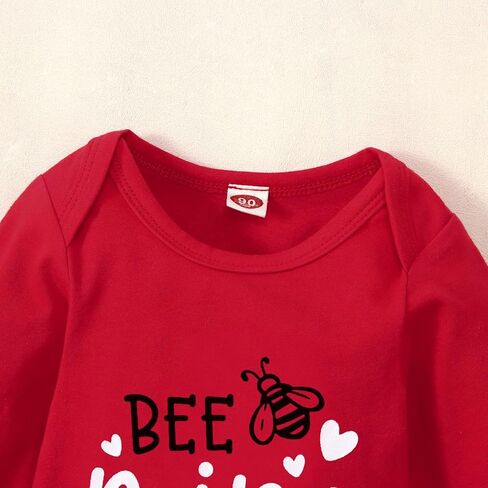 CM C&M WODRO Newborn Baby Boy Valentines Day Onesie Long Sleeve Cupids Wingman Bodysuit Romper Jumpsuit Infant Outfit Clothes in Kuwait