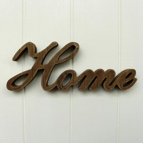 CVHOMEDECO. Matt Black Wooden Words Sign Free Standing Home Desk/Table/Shelf/Home Wall/Office Decoration Art, 11-3/4 x 4-1/4 x 1 Inch in Saudi Arabia