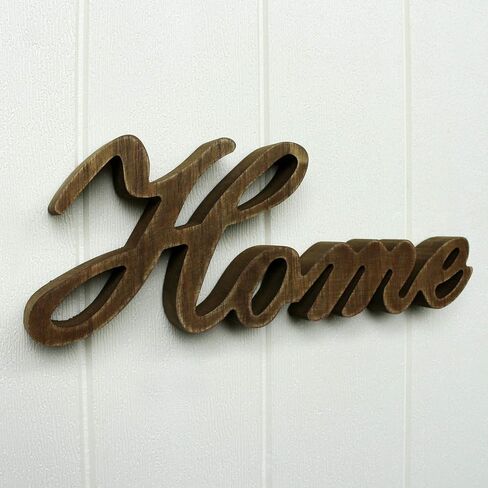 CVHOMEDECO. Matt Black Wooden Words Sign Free Standing Home Desk/Table/Shelf/Home Wall/Office Decoration Art, 11-3/4 x 4-1/4 x 1 Inch in Saudi Arabia