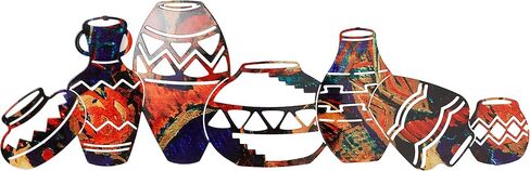 Thirstystone Southwest Pots Wall Art, Multi in Saudi Arabia