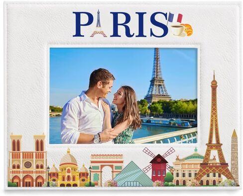 إطار صورة KATE POSH Paris، عطلة عائلية في باريس، زفاف، خطوبة، ديكور باريس، إطار صورة برج إيفل (5x7-أفقي) in Saudi Arabia
