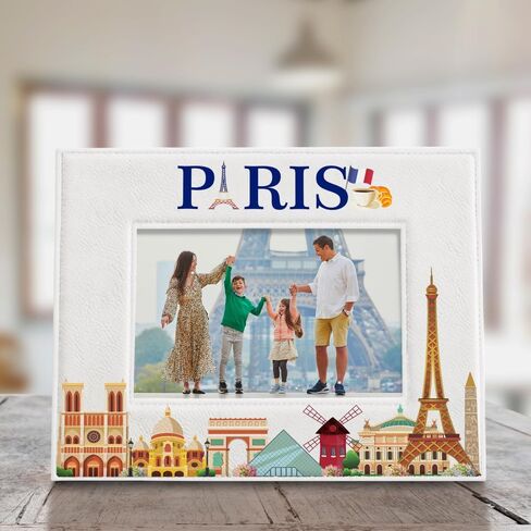 إطار صورة KATE POSH Paris، عطلة عائلية في باريس، زفاف، خطوبة، ديكور باريس، إطار صورة برج إيفل (5x7-أفقي) in Saudi Arabia