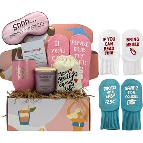 Silly Obsessions Gift Box for New Mom, Pregnant Mom, Great Gift Basket Set for Baby Shower, Pregnant Women, Daughter, Wife, Friends, Mom to be. (Pregnant Mom) in Kuwait