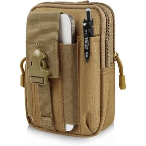HAWEEL التكتيكية الخصر الحقيبة فائدة EDC مول الخصر حزام حقيبة الهاتف الحقيبة الحافظة محفظة حمل مقسم حقيبة للهواتف الذكية ، أدوات in Kuwait