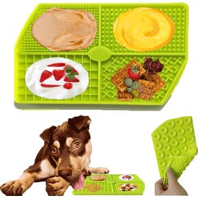 وسادة لعق لعق الكلاب، حصيرة لعق الاستحمام والاستمالة، وحدة تغذية بطيئة للكلاب، تخفيف الملل والقلق لدى الكلاب، حصيرة طعام من السيليكون خالية من مادة BPA للكلاب الأليفة والكلاب in Kuwait