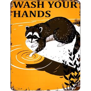 Restroom Decor,Wash Your Hands Sign Homeschool Supplies,Wash Your Hands Because Germs Are Every Where School Nurse Office Decorations Bathroom Toilet Sign Vintage Decor Decor Metal Tin Sign 12X16in in Saudi Arabia