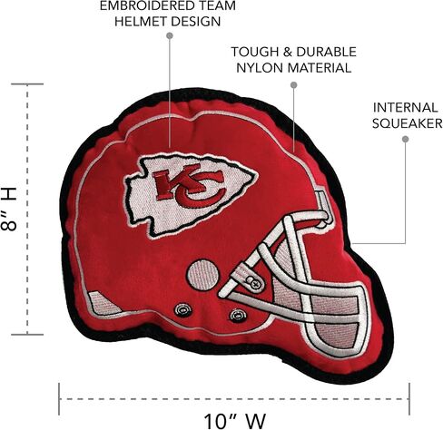 The 1st Ever Tough but Smooth Dog Toy NFL Buffalo Bills Football Helmet Tough Pet Toy. A Premium Quality Doggie Toy with Built-in Squeaker. Sports Fans Favorite Chew Toy in Saudi Arabia