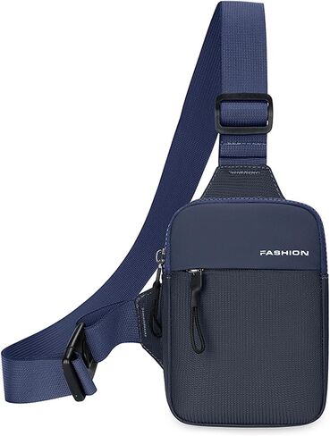 Mini Sling Bag Men Small Crossbody Bag Women Fanny Packs Casual Phone Chest Bag Waterproof Slim Personal Pocket Bag Backpack for Travel Hiking in Kuwait