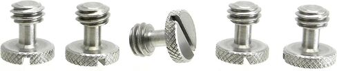 Steel Screws 3/8" Tripod Quick Release QR Plate Camera Flathead Slot Stainless SS Ideal for Manfrotto/Sachtler (3) in Saudi Arabia